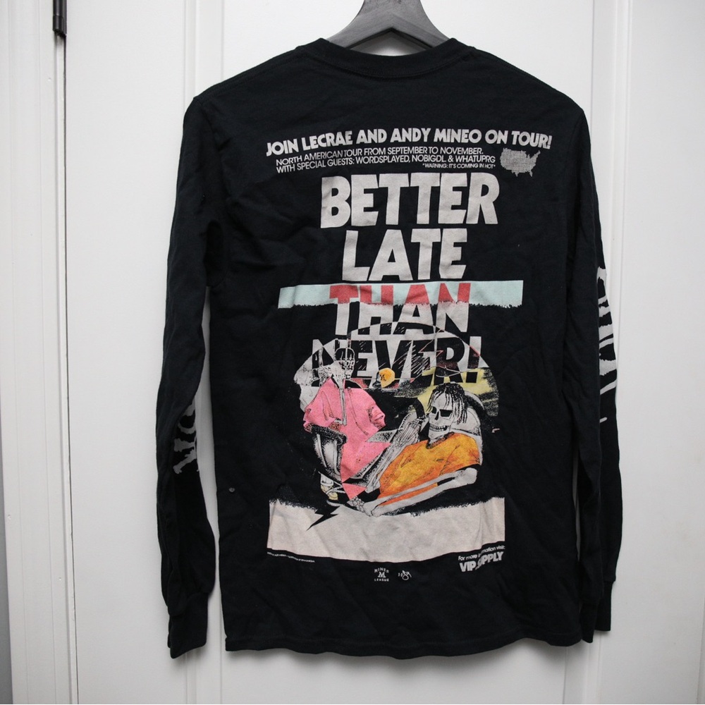 Lecrae and Andy Mineo Better Late Than Never Tour Long Sleeve Shirt